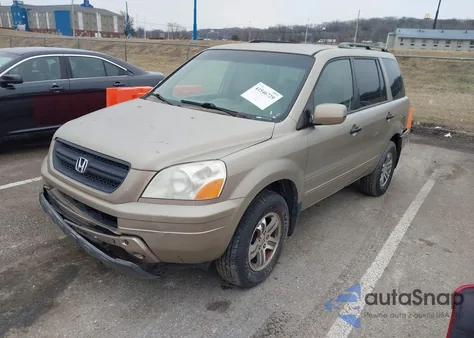 2005 Honda Pilot Ex z USA, uszkodzony, nr VIN 5FNYF18425B016112